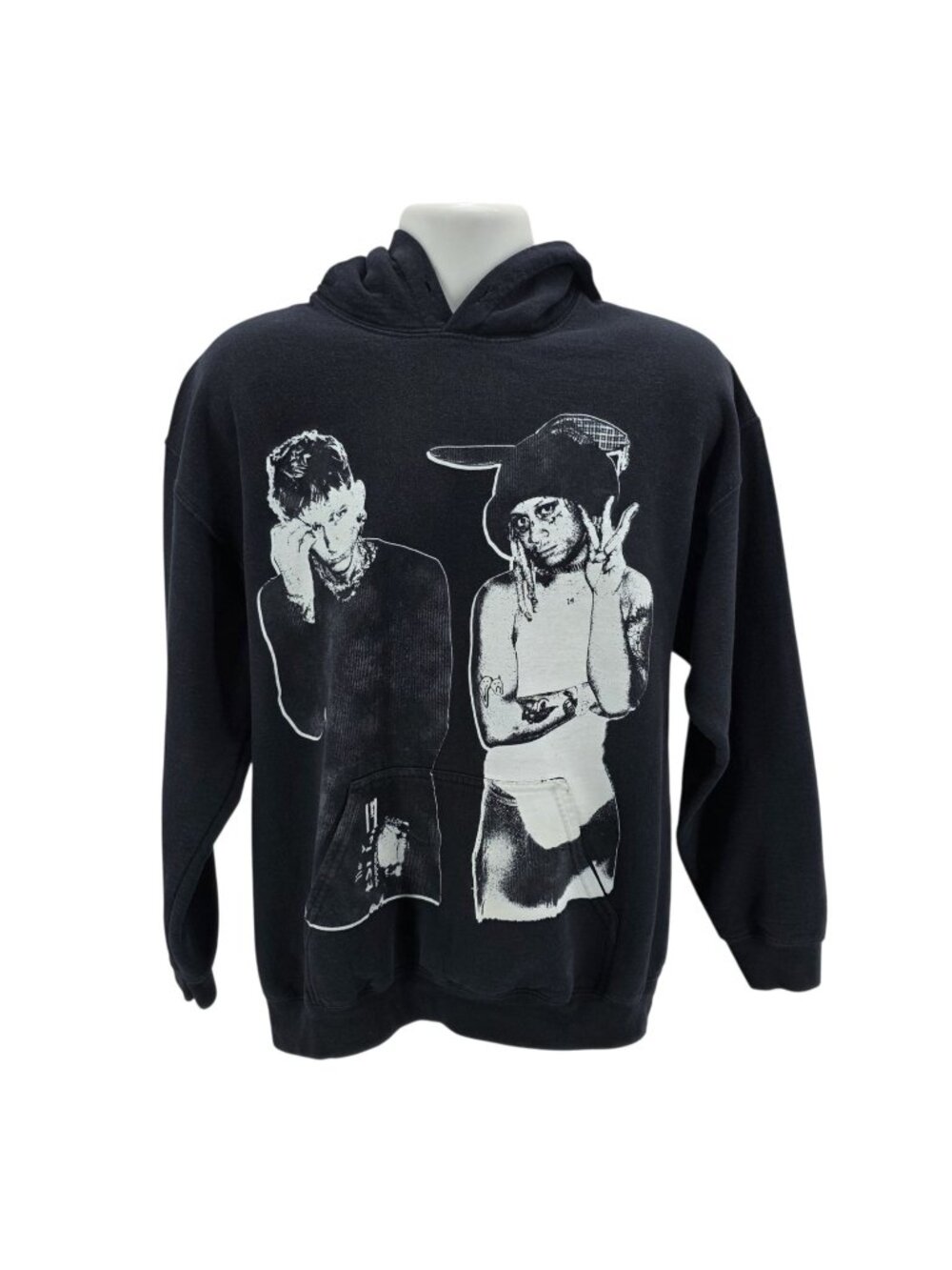 XX Mens Large Hoodie Machine Gun Kelly MGK Trippie Redd Genre: Sadboy Graphic